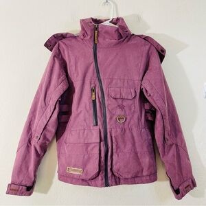 Allyance Special Ops Jacket UltraSuede Snowboarding Faux Fur Jacket XS Pockets